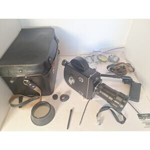 Krasnogorsk-3 K-3 16mm Film Camera Kit Meteor 17-69mm f/1.9 Lens- w/ Case